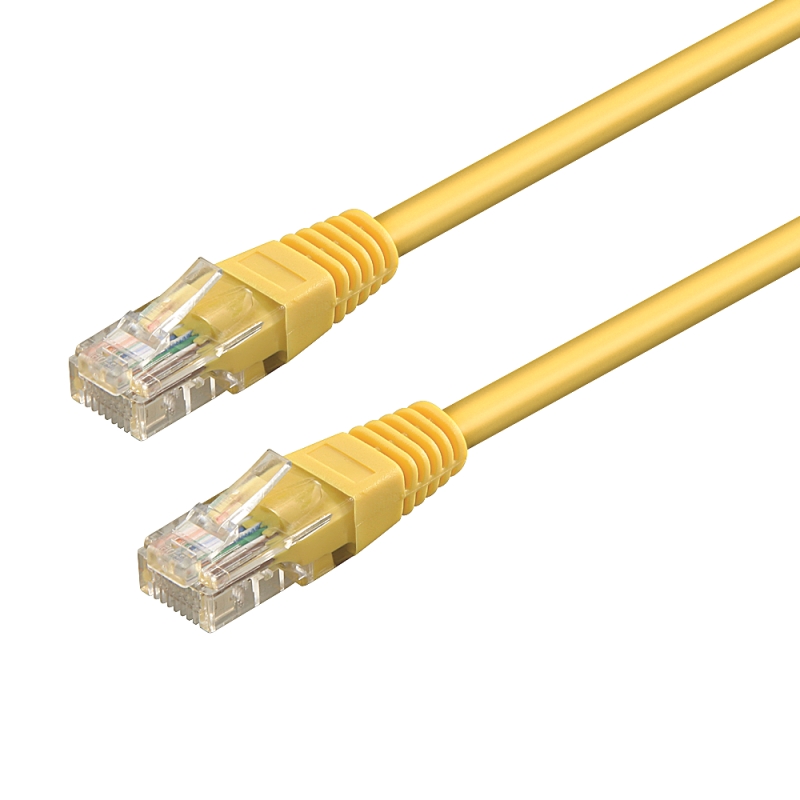WPCPAT5U050Y | CAVO PATCH CAT.5E U/UTP 5.0m GIALLO | WP Cabling | distributori informatica